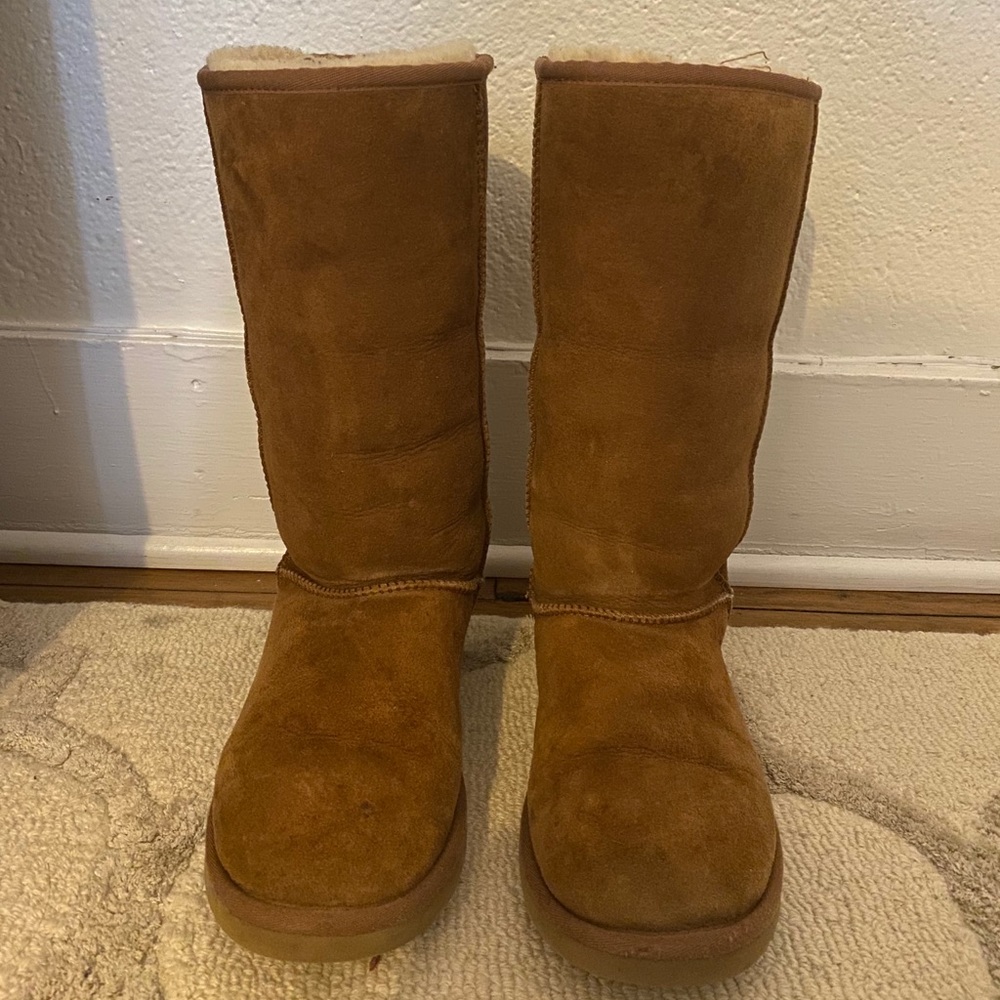 Tall Chestnut Ugg Boots